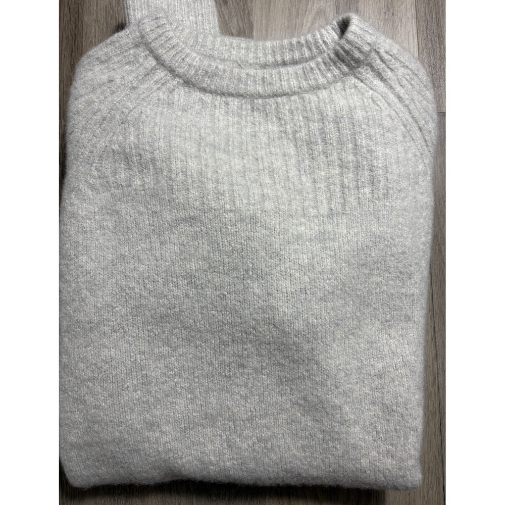 Kit And Ace Women's Chunky Cashmere Boyfriend Fit Long‎ Sweater Comfy Gray S/M - Picture 9 of 10
